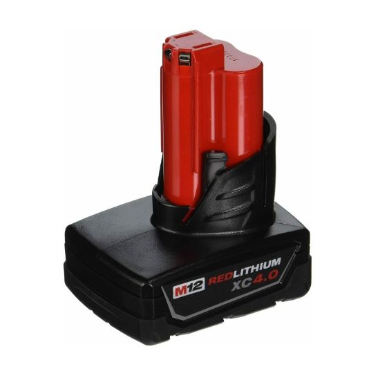Picture of Milwaukee M12 Lithium-Ion Extended Capacity (XC) 4.0Ah 4Ah REDLITHIUM Battery 48-11-2440