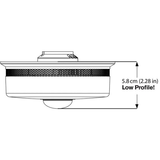 Picture of Kidde 2in1 2-in-1 2 in 1 Alarm Hardwire Interconnected Smoke with LED Strobe Light and Voice Alert