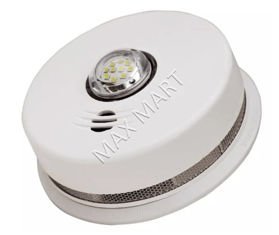 Picture of Kidde 3in1 3-in-1 3 in 1 Alarm Hardwire Interconnected Smoke and CO Alarm with LED Strobe Light and Voice Alert