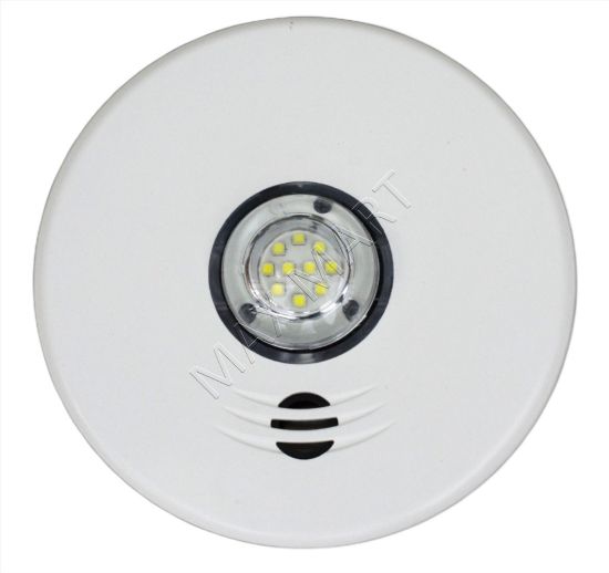 Picture of Kidde 3in1 3-in-1 3 in 1 Alarm Hardwire Interconnected Smoke and CO Alarm with LED Strobe Light and Voice Alert